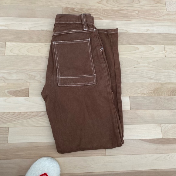brandy Melville brown cargo pants - Picture 2 of 3